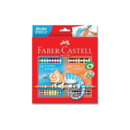 Faber-Castell Bicolor Boya Kalemi 48 Renk