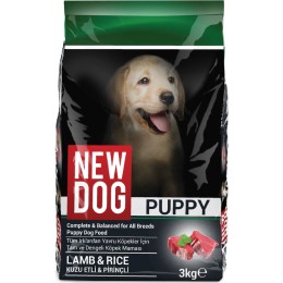 New Dog Kuzu Etli ve Pirinçli Yavru Köpek Maması 3 kg